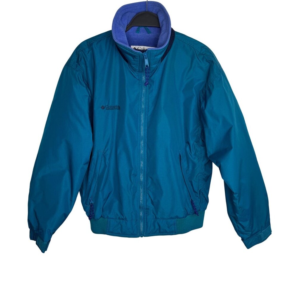Vintage 90s Columbia Women’s Green Blue Snowboard Ski Jacket Size‎ Medium